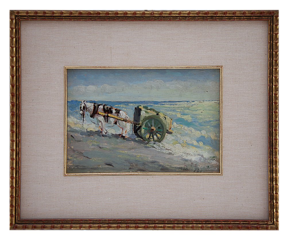 arturo de luca: Cavallo alla foce 